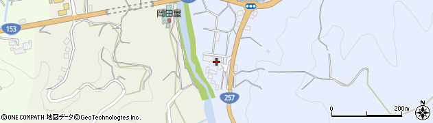 愛知県豊田市稲武町（スソガエト）周辺の地図