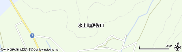 兵庫県丹波市氷上町伊佐口周辺の地図
