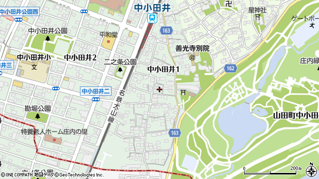 〒452-0822 愛知県名古屋市西区中小田井の地図