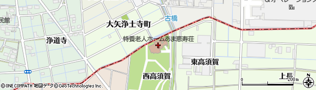 あま恵寿荘デイサービスセンター周辺の地図