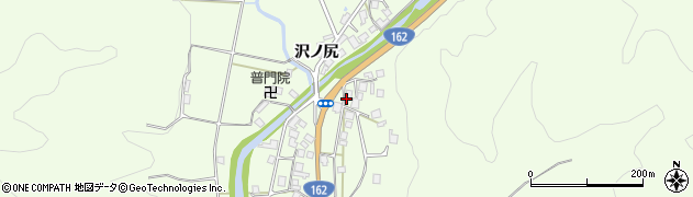 京都府京都市右京区京北上弓削町（野上）周辺の地図