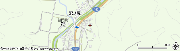 京都府京都市右京区京北上弓削町（迫尻）周辺の地図