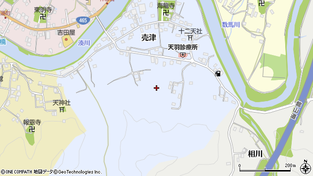 〒299-1617 千葉県富津市売津の地図