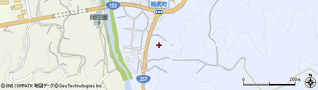 愛知県豊田市稲武町（ホウシガ洞）周辺の地図