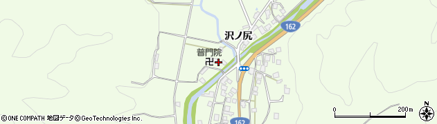 京都府京都市右京区京北上弓削町スノコバシ周辺の地図