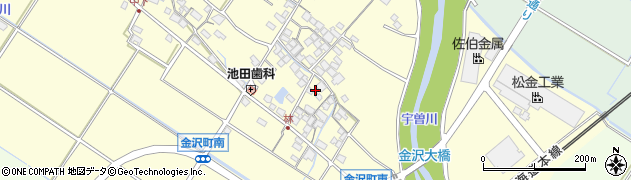 滋賀県彦根市金沢町1027周辺の地図