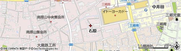 愛知県尾張旭市南原山町石原周辺の地図