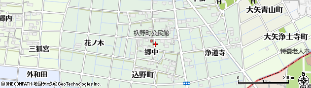 込野町郷中駐車場周辺の地図