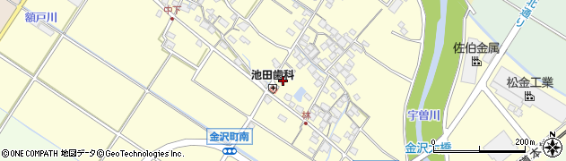 滋賀県彦根市金沢町1052周辺の地図