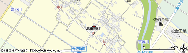 滋賀県彦根市金沢町1174周辺の地図