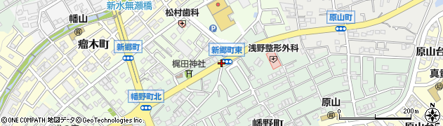 新郷町東周辺の地図