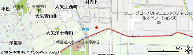 愛知県稲沢市大矢町（地内前）周辺の地図