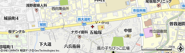瀬戸信用金庫尾張旭支店周辺の地図