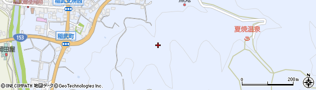 愛知県豊田市稲武町ホフガ洞周辺の地図