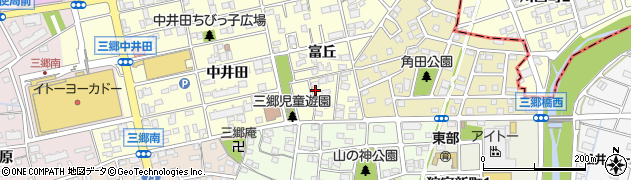 愛知県尾張旭市三郷町富丘11周辺の地図