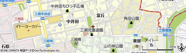 愛知県尾張旭市三郷町富丘7周辺の地図