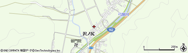 京都府京都市右京区京北上弓削町新沢周辺の地図