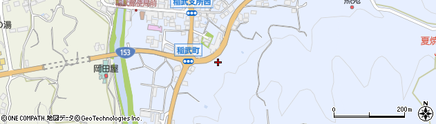 愛知県豊田市稲武町寺山周辺の地図