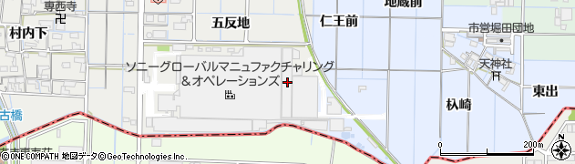 愛知県稲沢市大矢町茨島65周辺の地図