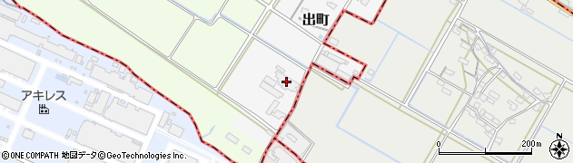滋賀県彦根市出町319周辺の地図