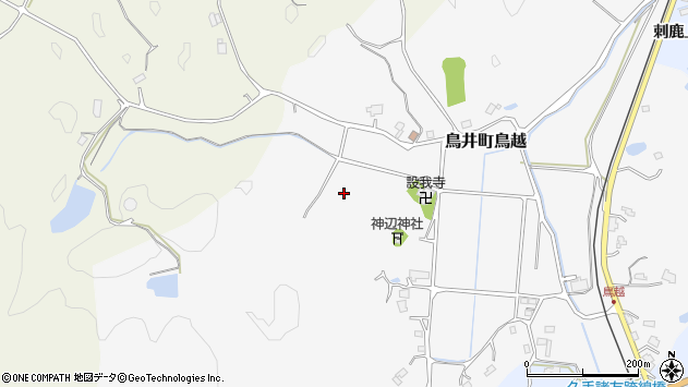 〒694-0053 島根県大田市鳥井町鳥越の地図