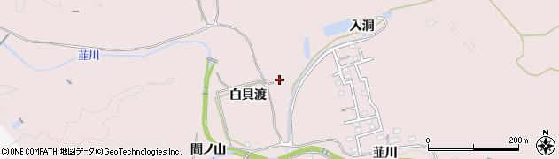 愛知県豊田市木瀬町白貝渡周辺の地図