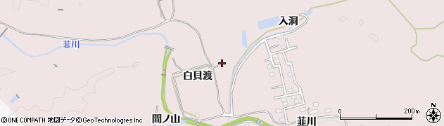 愛知県豊田市木瀬町（白貝渡）周辺の地図