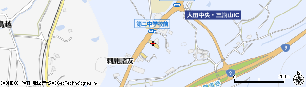 島根トヨタ自動車　大田店周辺の地図