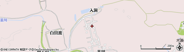 愛知県豊田市木瀬町（入洞）周辺の地図
