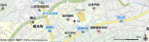 愛知県瀬戸市新郷町周辺の地図