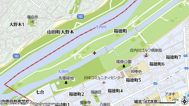 〒462-0052 愛知県名古屋市北区福徳町の地図