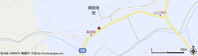 鳥取県日野郡日南町下阿毘縁614周辺の地図
