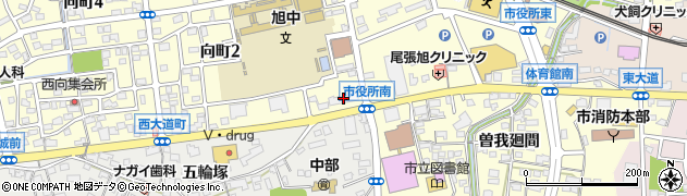 ピザハット　尾張旭店周辺の地図