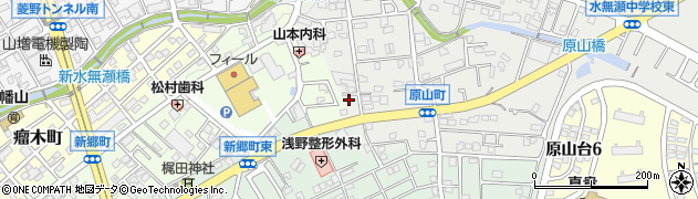 愛知県瀬戸市原山町217周辺の地図