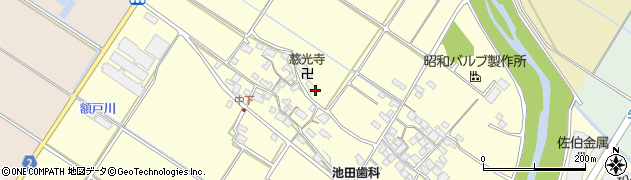 滋賀県彦根市金沢町周辺の地図