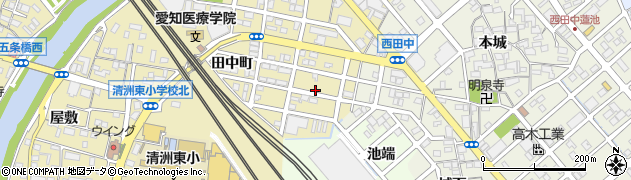 愛知県清須市清洲田中町96周辺の地図