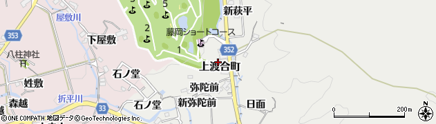 愛知県豊田市上渡合町326周辺の地図