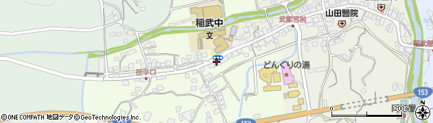 愛知県豊田市桑原町（下中村）周辺の地図