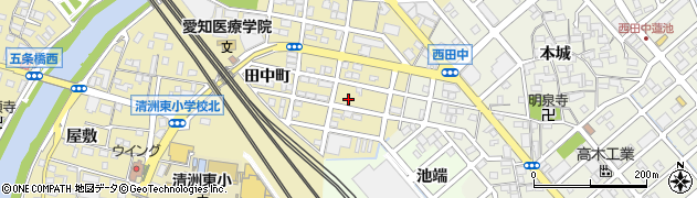 愛知県清須市清洲田中町100周辺の地図