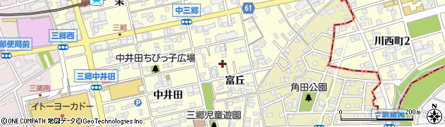 愛知県尾張旭市三郷町富丘54周辺の地図