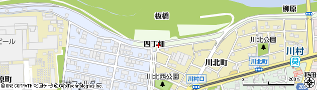 愛知県名古屋市守山区川（四丁畑）周辺の地図