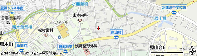 愛知県瀬戸市原山町211周辺の地図