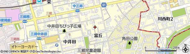 愛知県尾張旭市三郷町富丘53周辺の地図
