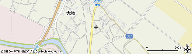 滋賀県大津市大物550周辺の地図