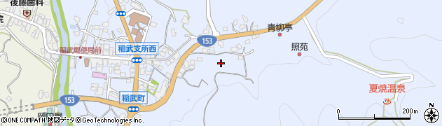 愛知県豊田市稲武町小井沢洞周辺の地図