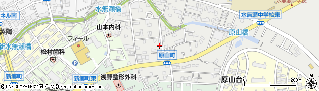 愛知県瀬戸市原山町197周辺の地図