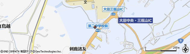 島根県大田市久手町刺鹿諸友555周辺の地図