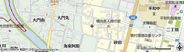愛知県稲沢市平和町横池本田360周辺の地図