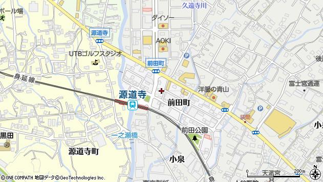 〒418-0025 静岡県富士宮市前田町の地図