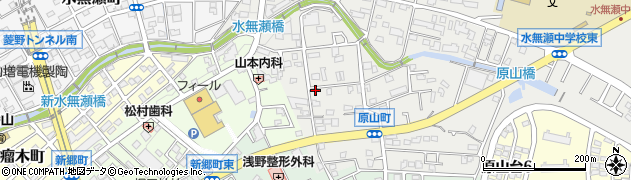 愛知県瀬戸市原山町207周辺の地図